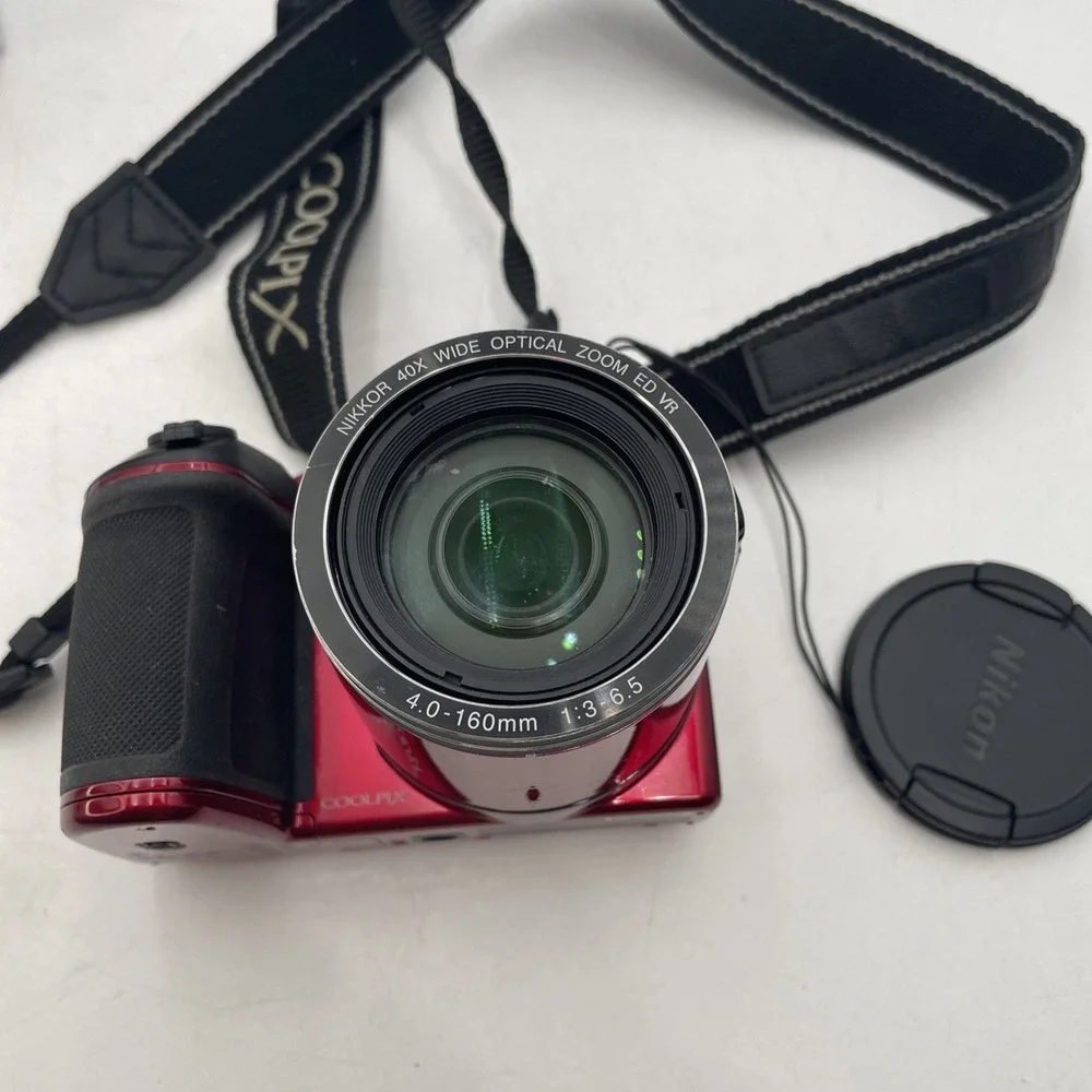 Nikon Coolpix B500 Digital Camera 16MP 40X Wide Zoom+Batteries+Memory+Stick+Case